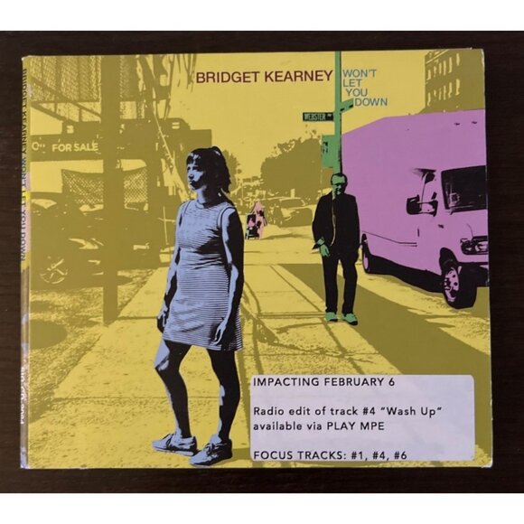 3 For $6 Bridget Kearney : Won't Let You Down (CD, 2017) Promo Signature Records - Picture 1 of 4